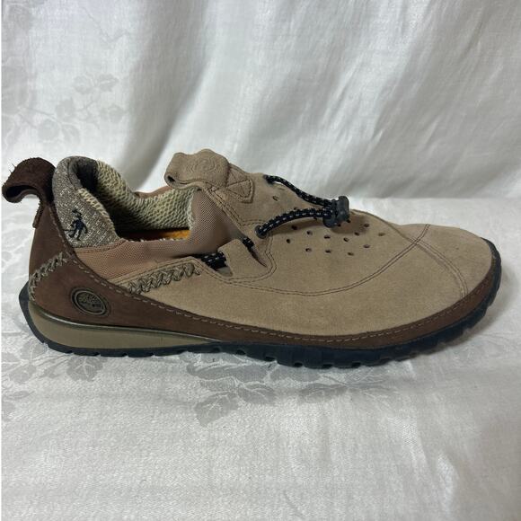 Timberland Smartwool Power Lounger Tan Brown 9 Leather Wool - Picture 1 of 8